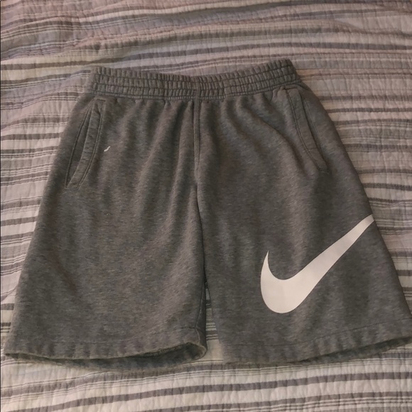nike jersey shorts grey